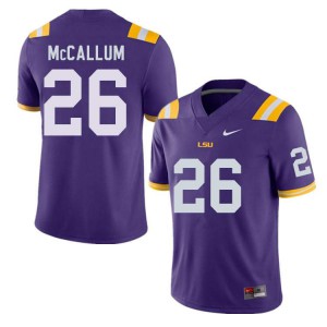 Men Kendall McCallum Purple Tigers #26 Player Jersey