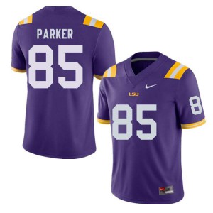 Mens Ray Parker Purple Louisiana State Tigers #85 High School Jersey
