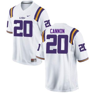 Mens Billy Cannon White Tigers #20 NCAA Jerseys