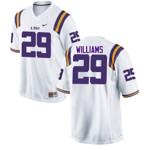 Men Andraez Williams White Tigers #29 Stitched Jersey