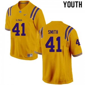 Youth Carlton Smith Gold Tigers #41 Player Jerseys
