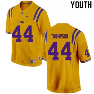 Youth Dylan Thompson Gold LSU #44 Alumni Jerseys