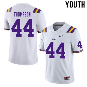 Youth Dylan Thompson White Tigers #44 NCAA Jerseys