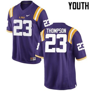 Youth Corey Thompson Purple LSU Tigers #23 University Jerseys