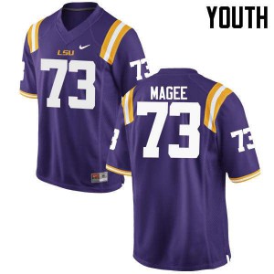 Youth Adrian Magee Purple LSU #73 University Jerseys