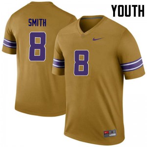 Youth Saivion Smith Gold Tigers #8 Legend College Jersey